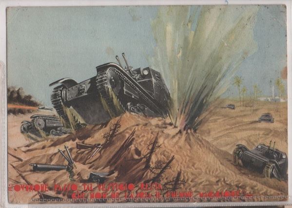 Carotolina original colonial Ethiopia XX tank assault battalion - Randaccio