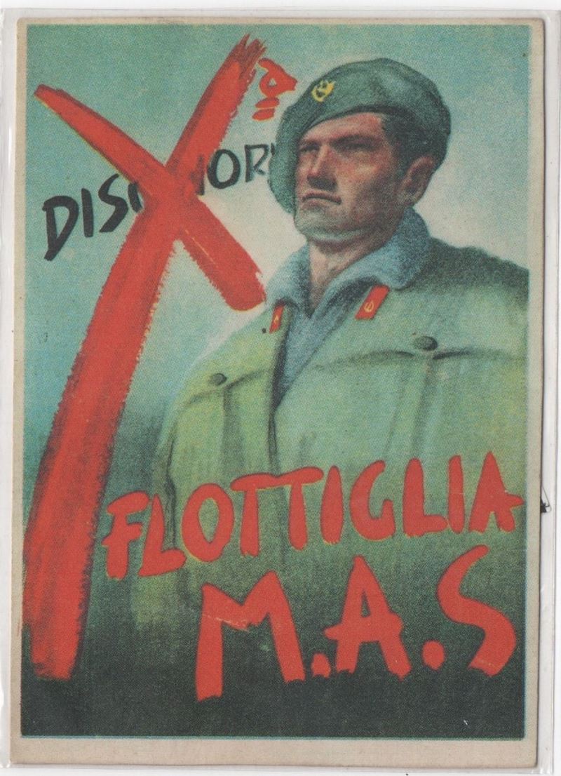 Rara cartolina per flottiglia M.A.S.