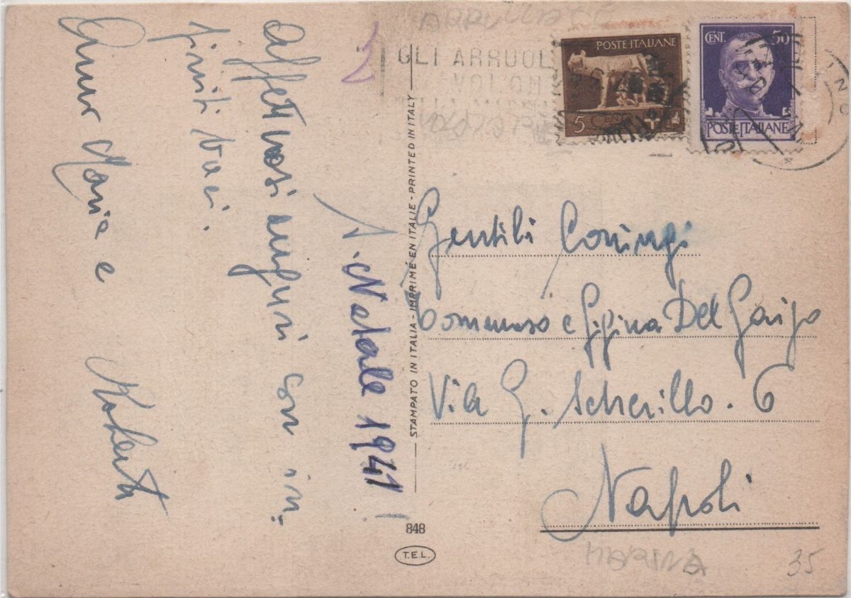 Rara cartolina per flottiglia M.A.S.