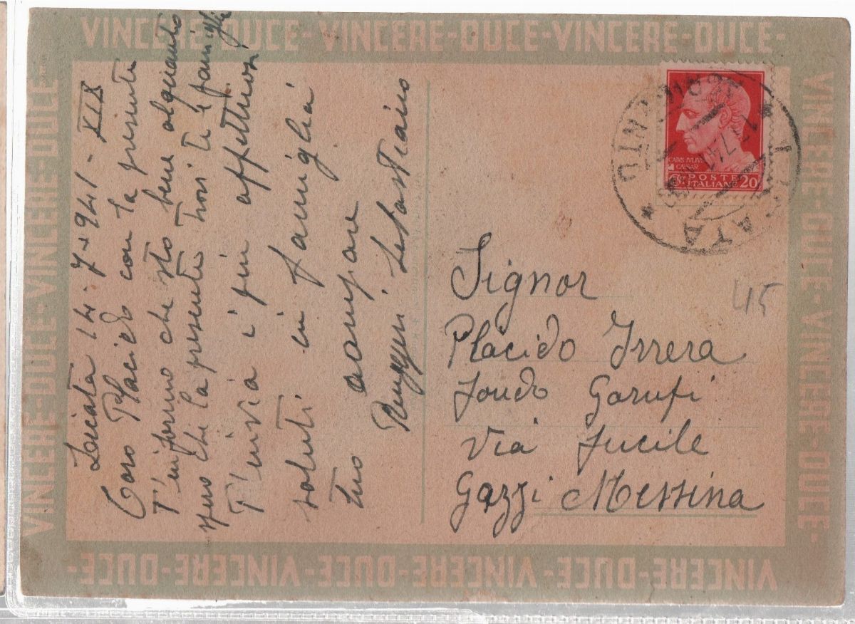 Cartolina Originale Dopolavoro Forze Armate - Ponte Caffaro- Offensiva di Primavera 1941