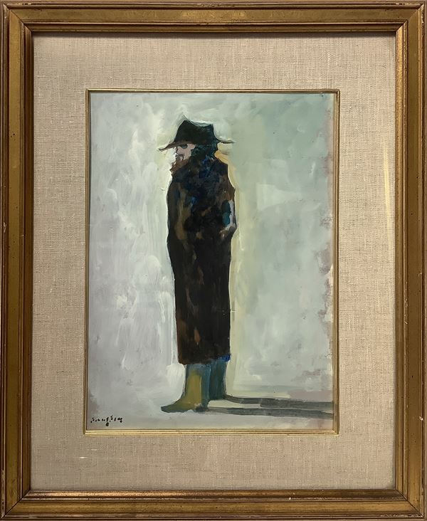 Enrico Benaglia - Uomo con cappello