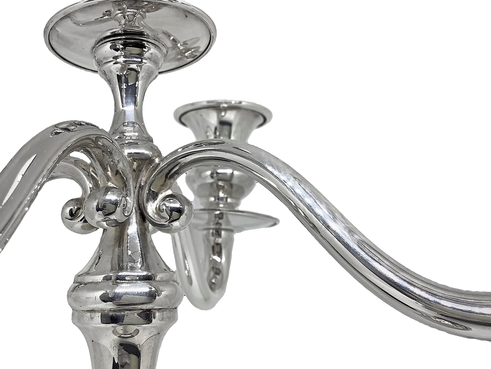 Zaramella - Candeliere in Argento 925 a 5 Fiamme