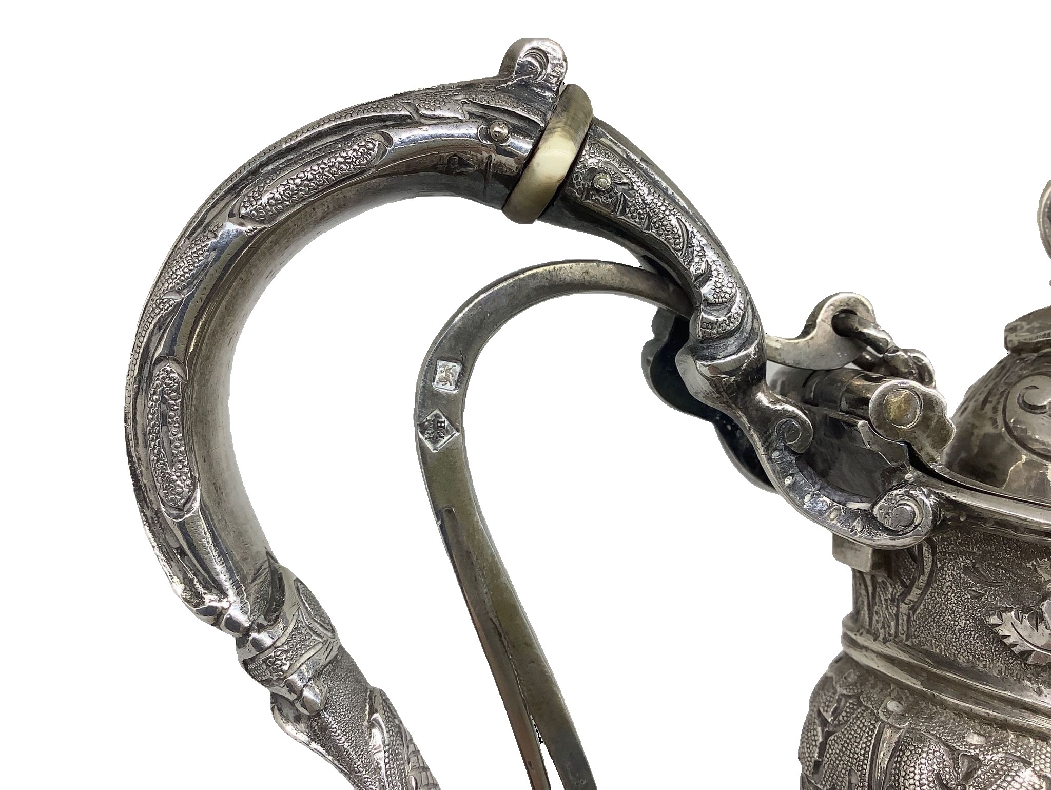 Elegante ed Importante Caraffa di Vino in Argento 925 Collezione "armada" Londra