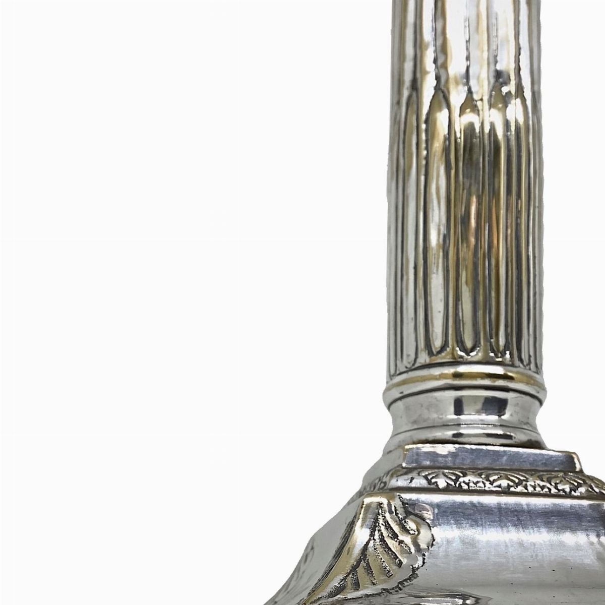Daliana - Elegante Candeliere in Sheffield Stile Impero Ad una Fiamma