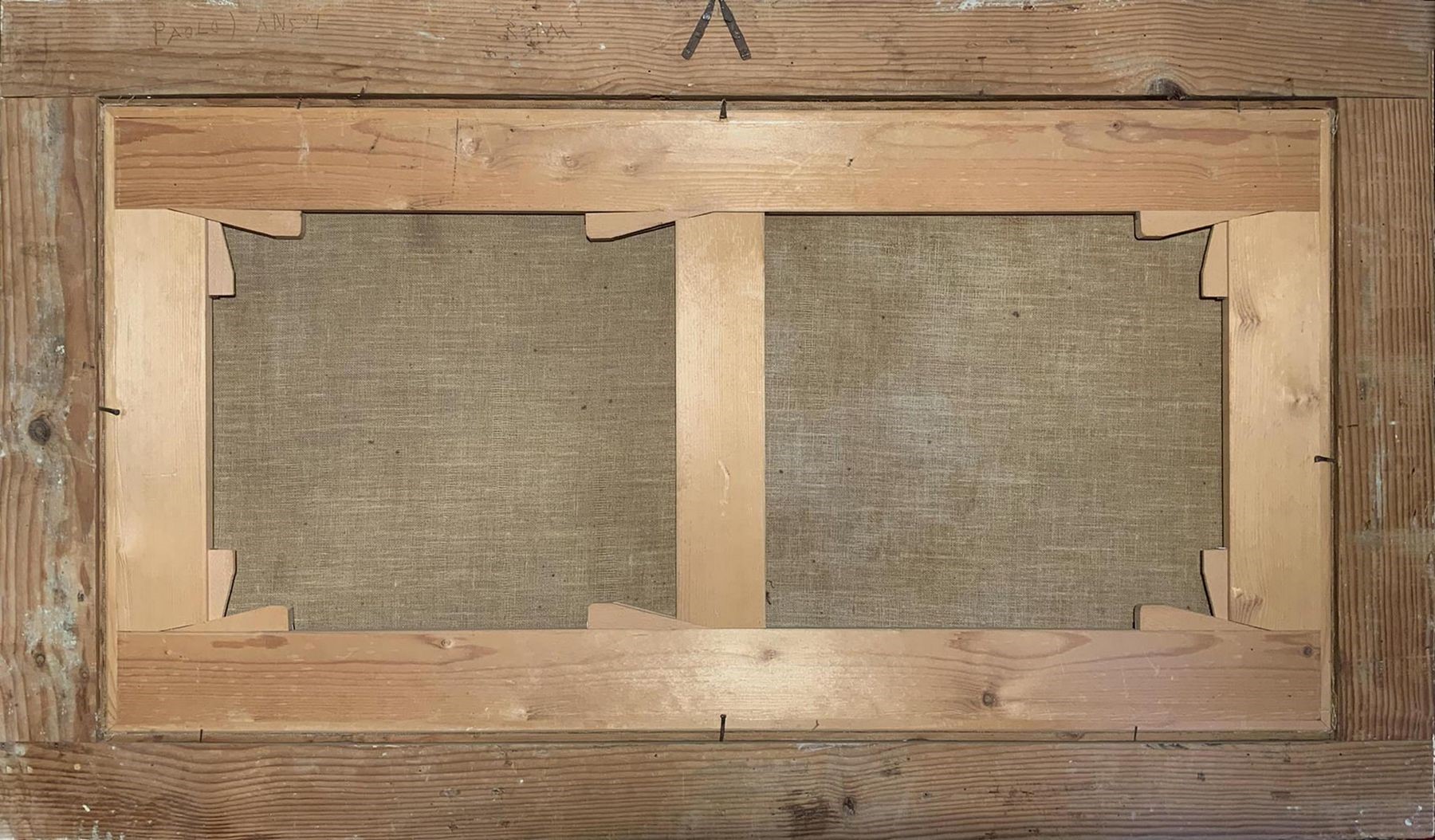 Veduta del Tevere a carattere archeologico con personaggi