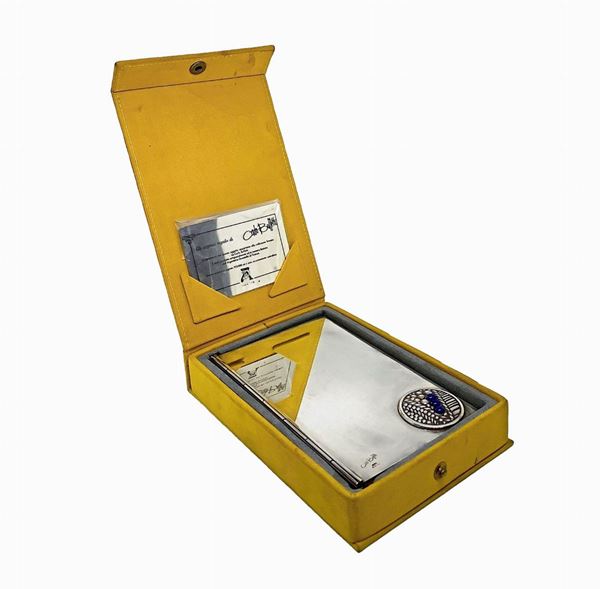 Carlo Buffetti - Address book in silver