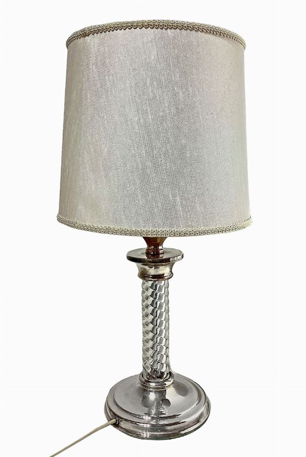 800 silver lamp