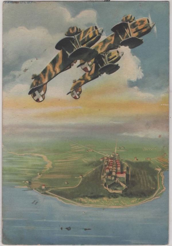 Cartolina originale Arma aeronautica