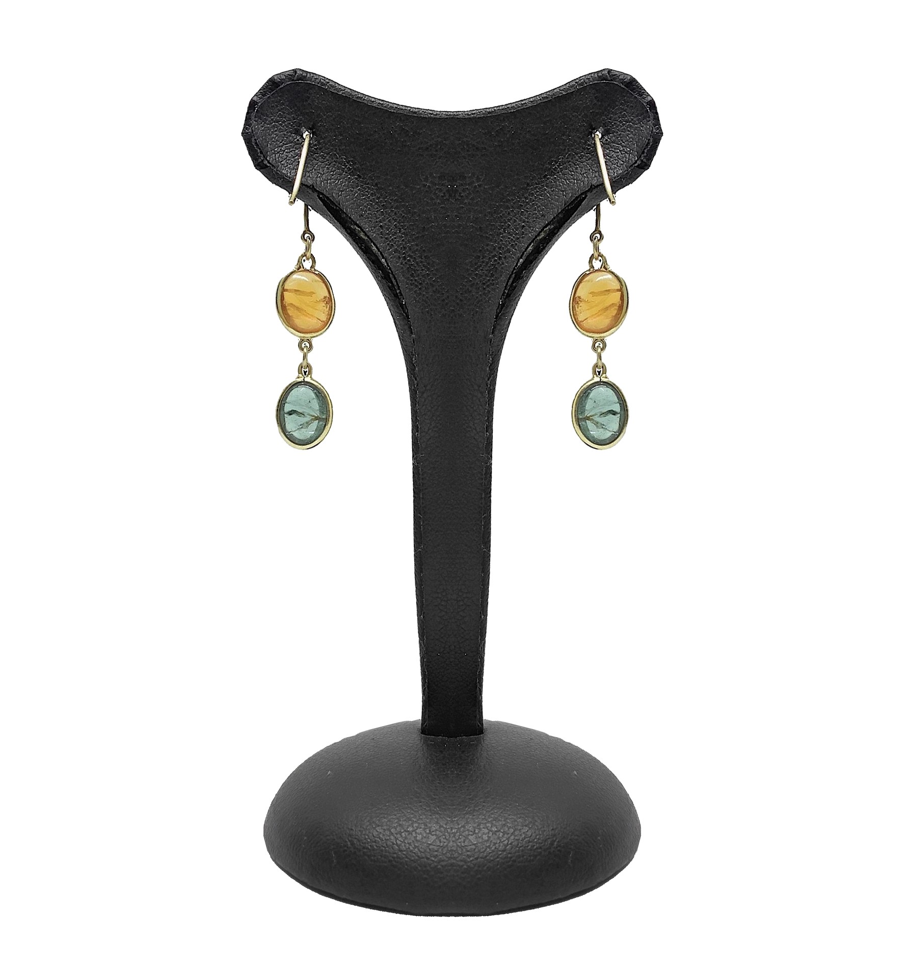 Orecchini in oro con pietre