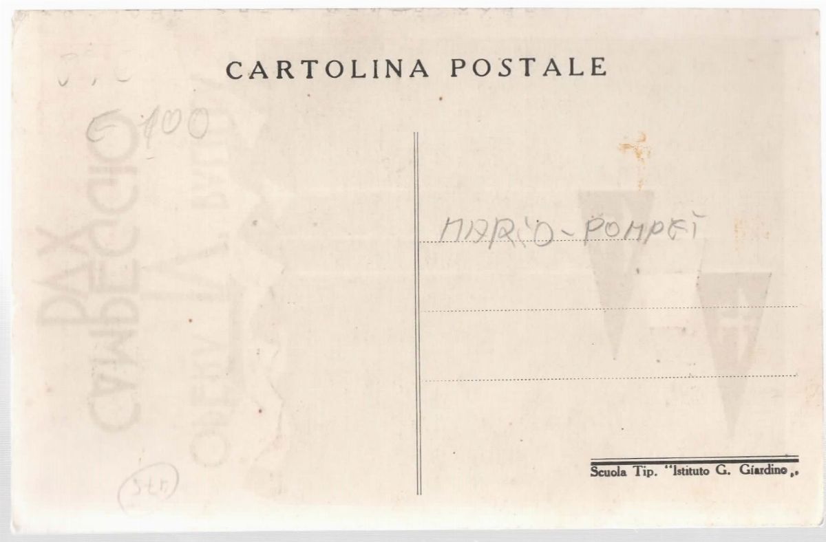 Rara cartolina originale opera balilla "Il campeggio dvx"