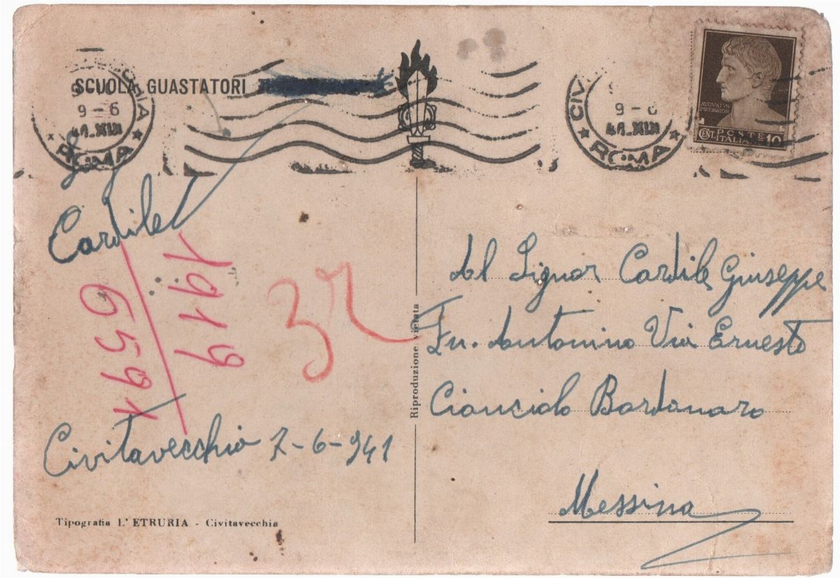 Cartolina Originale Rara Scuola Guastatori: Rompo - Dirompo - Irrompo