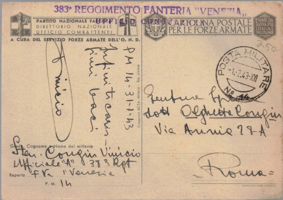 Cartolina Originale di Propaganda