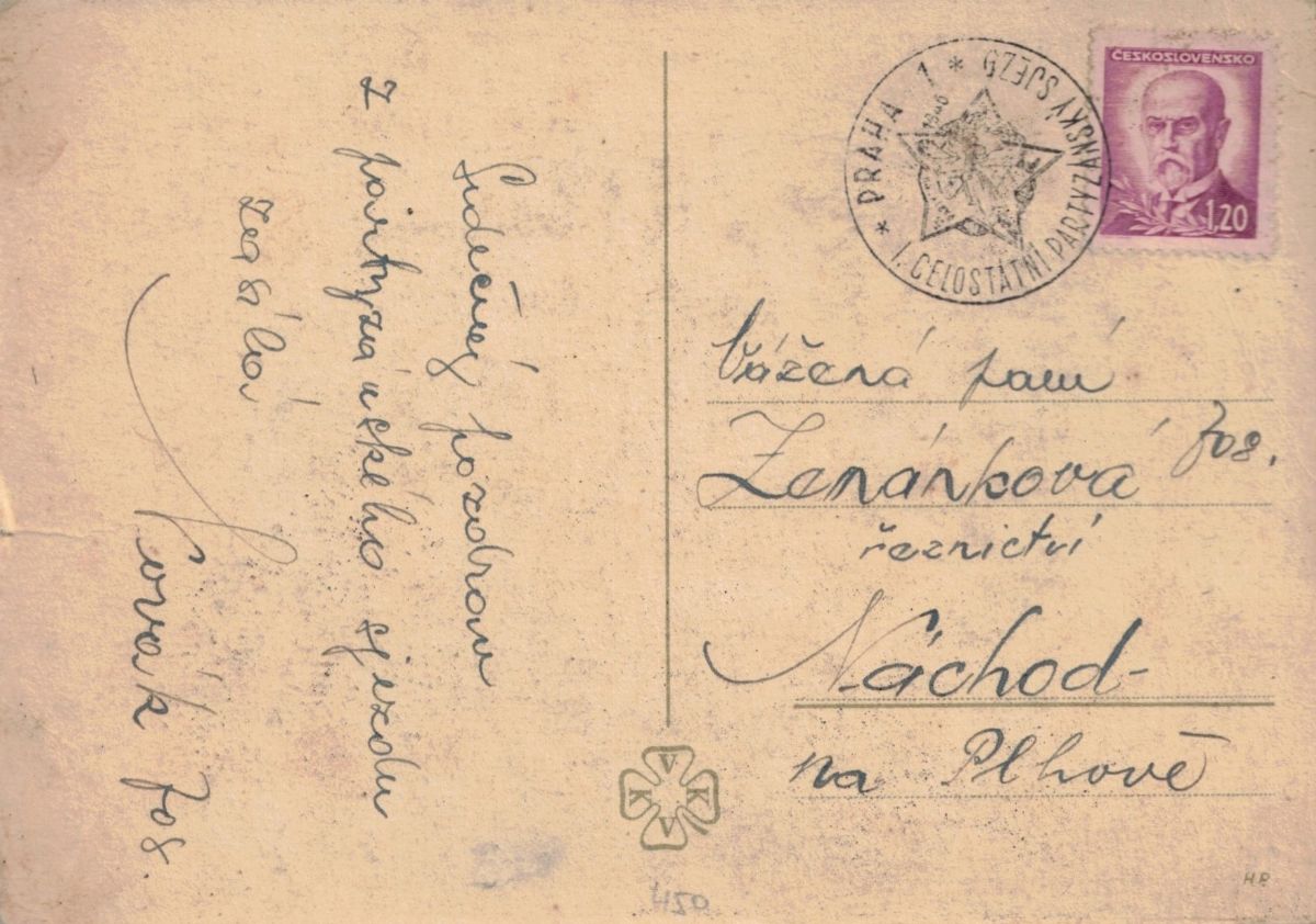 Cartoline D'epoca che Celebra la Fine del Nazismo con la Vittoria degli Alati