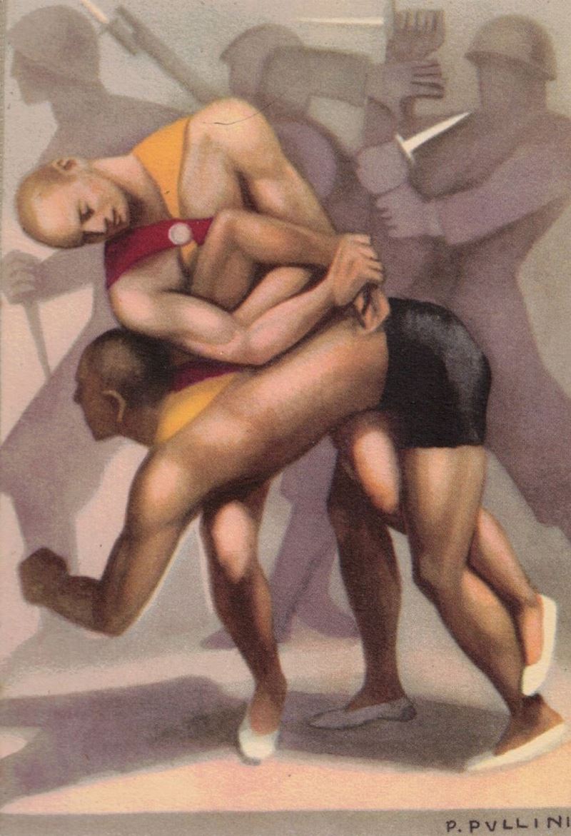 Cartolina premilitare Futurismo