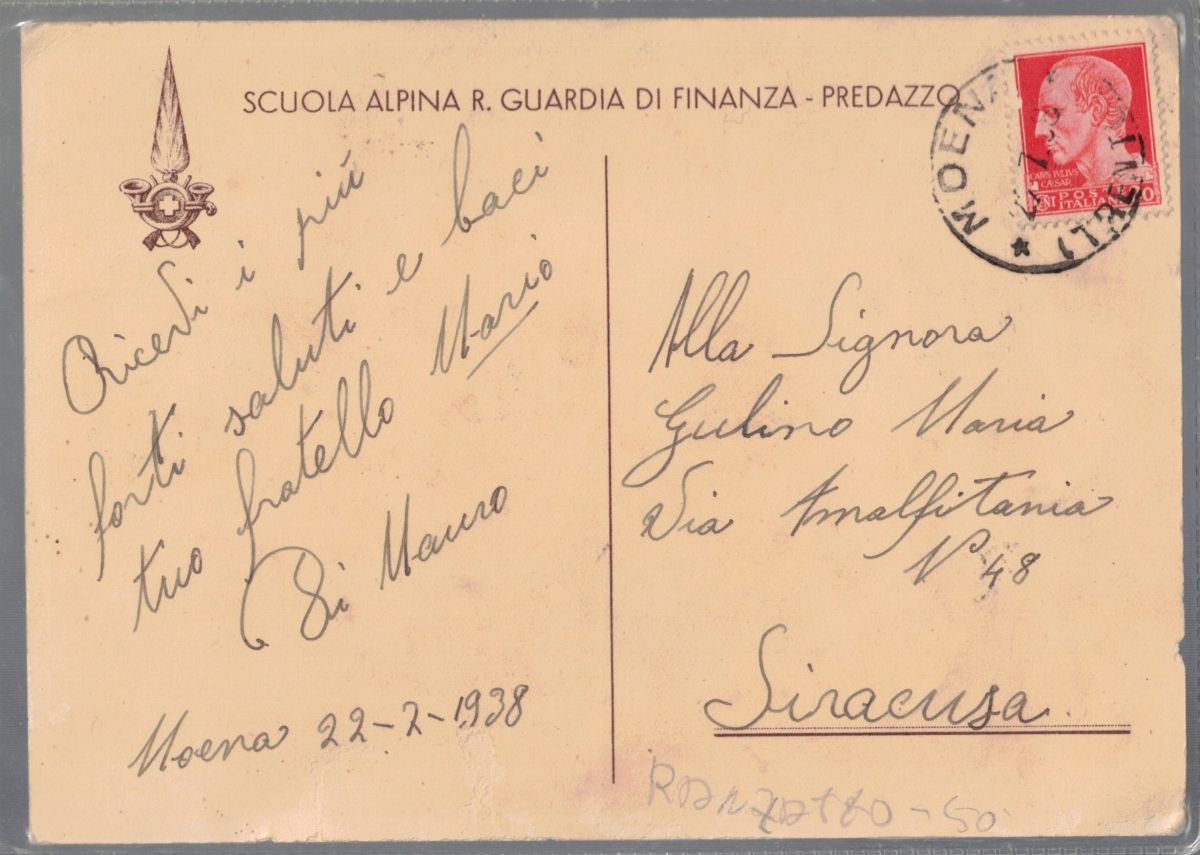 Scuola Alpina R.Guardia di finanza- Predazzo Passo Rolle (TN)