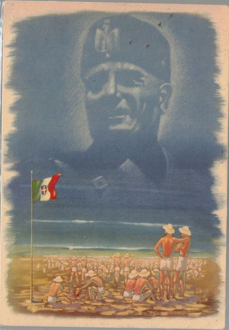 Rara cartolina originale Fanciulli