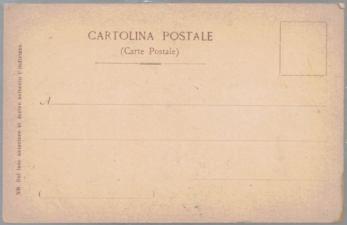 Cartolina Dante e Beatrice al Campanile