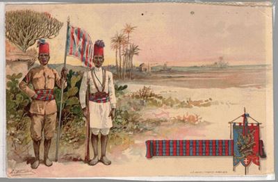 Cartolina Originale Coloniale VIII Battaglione Eritreo