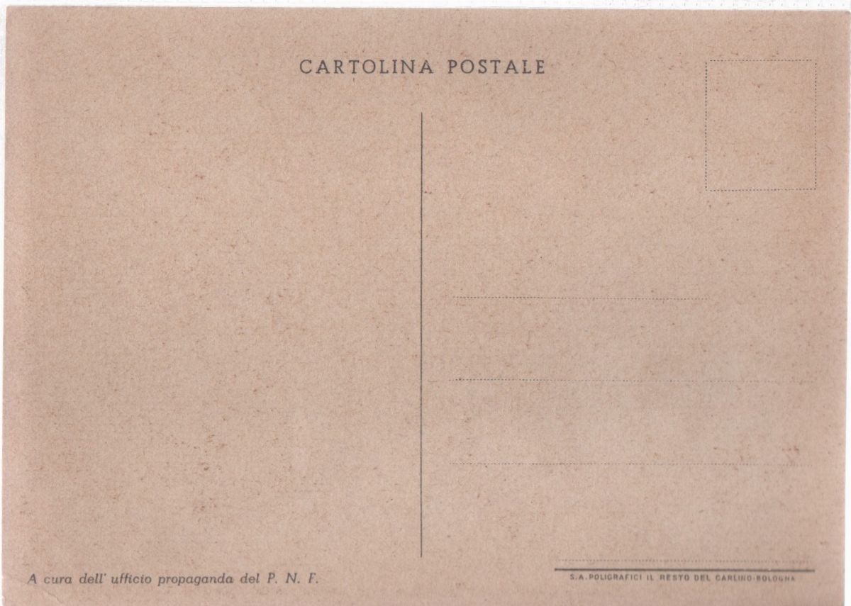 Cartolina Originale a Cura Ufficio Propaganda P.n.f. Fronte Greco Albanese - il Duce fra gli Oper...