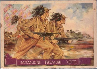 Cartolina Originale Guerra di Liberazione D'italia - da 9 Settembre 1943 a 8 Maggio 1945