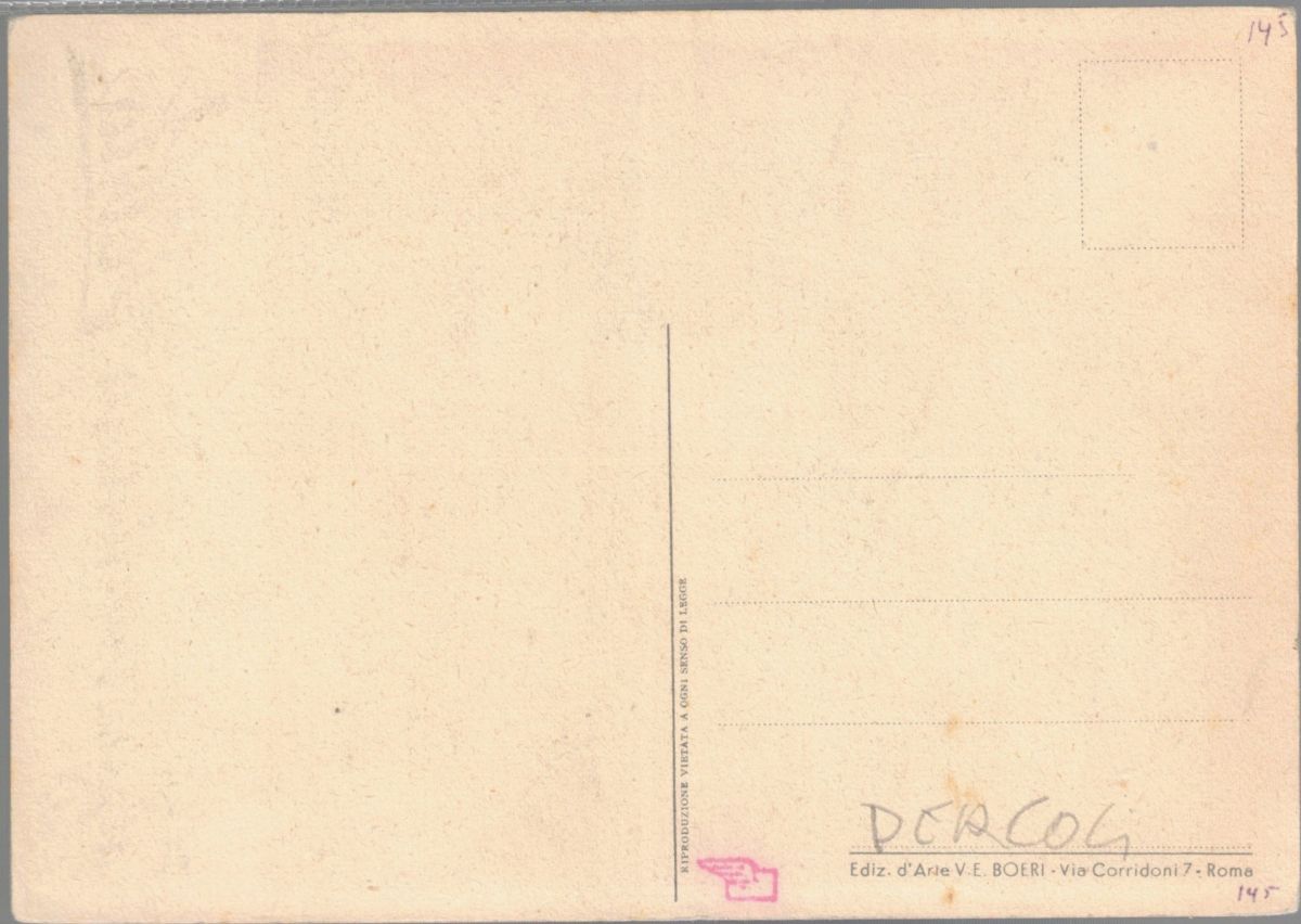 cartolina originale propaganda militare, non vedo, non sento, non parlo