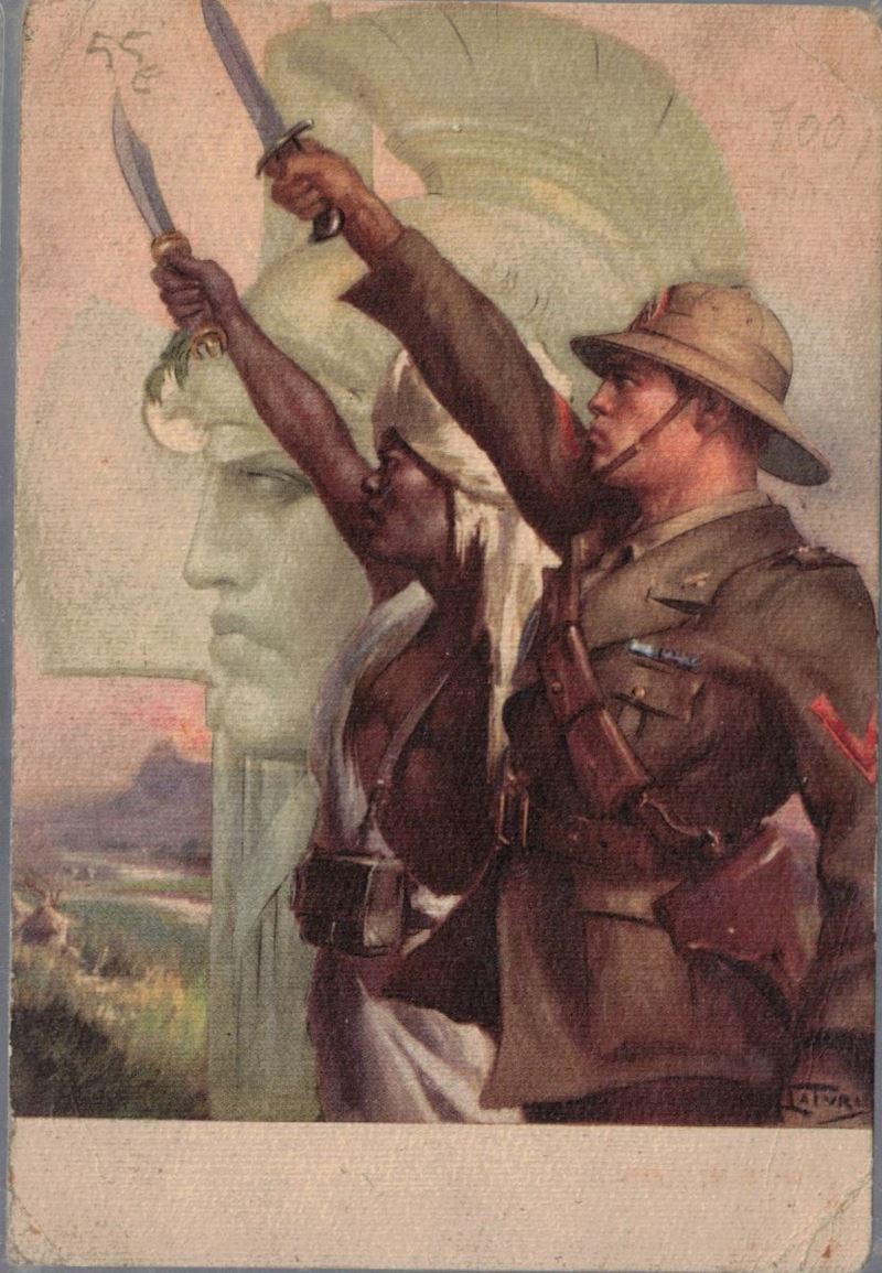 Cartolina militare Pai (Polizia Africana Italia) 1939