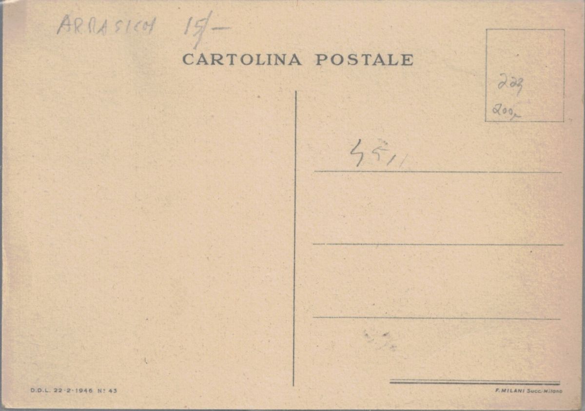 Cartolina Originale Prestito della Ricostruzione