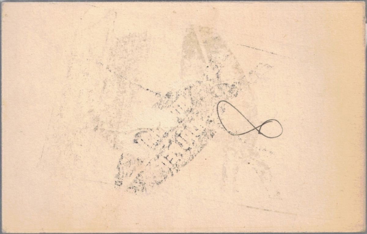 Cartolina originale post-guerra Piano Marshall 1949