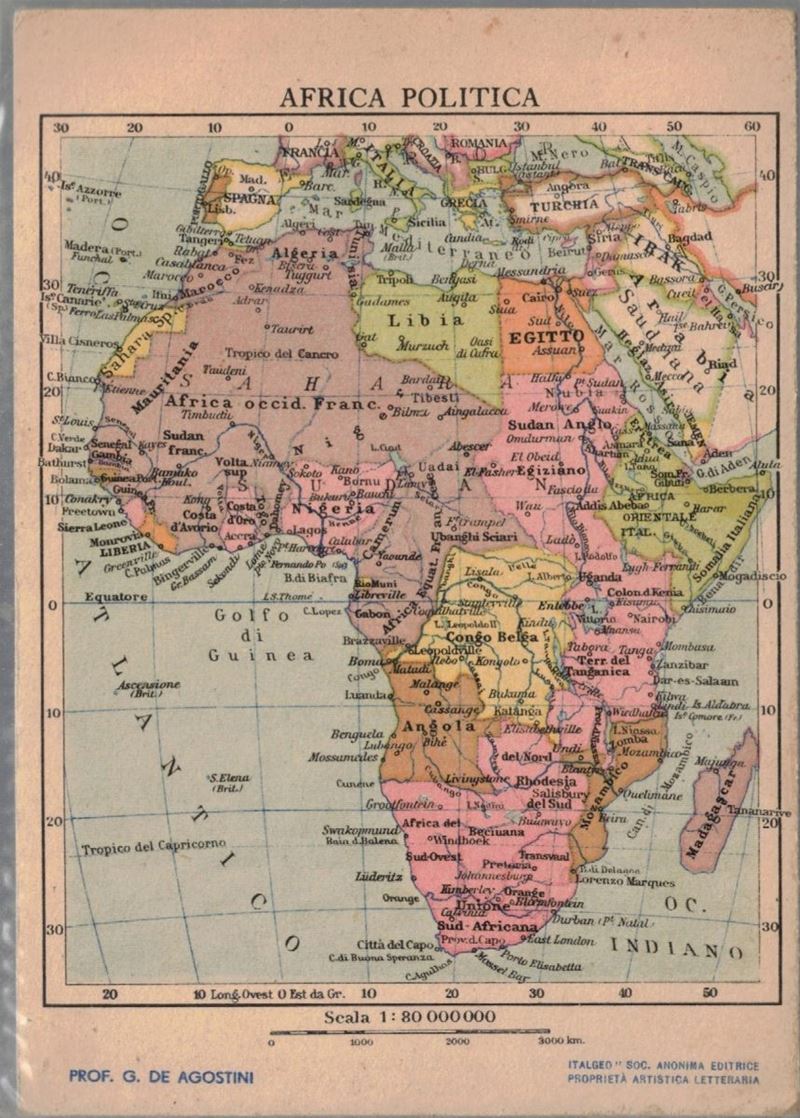 Cartolina originale uff.propaganda forze armate-rara 1936