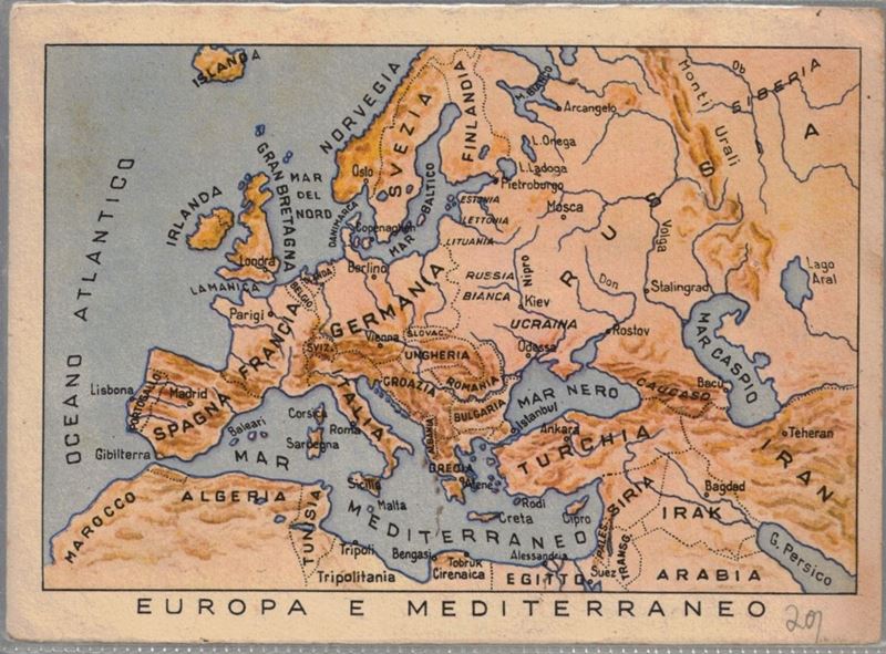 Cartolina Originale per le Forze Armate Europa e Mediterraneo