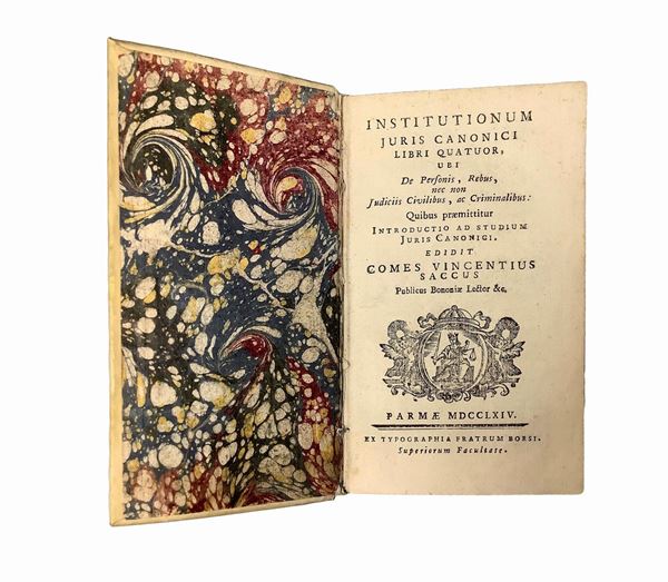Vincenzo Sacco - Institutionum Iuris Canonici libri quatuor