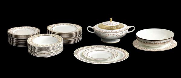 Blumarine - Porcelain dinner service for 12 people