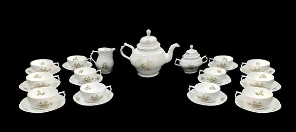Rosenthal - Servizio da the Sanssouci 'Brown Rose'