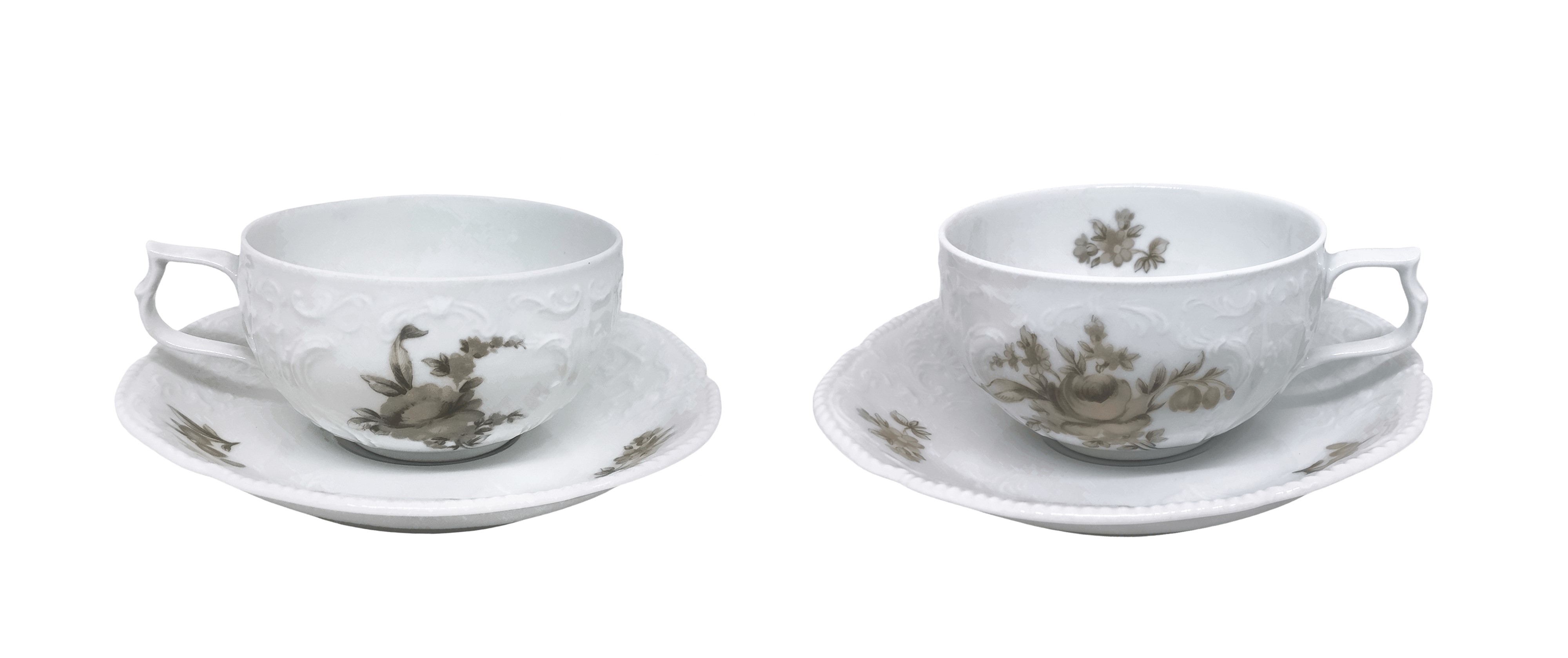 Servizio da the Sanssouci 'Brown Rose'