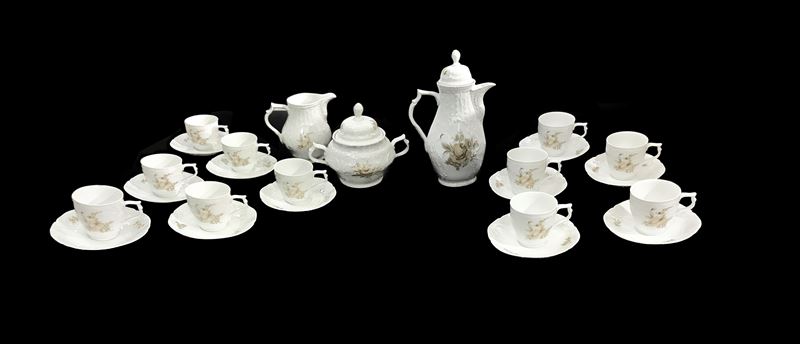 Rosenthal - Servizio da Caffè Sanssouci Modello Brown Rose