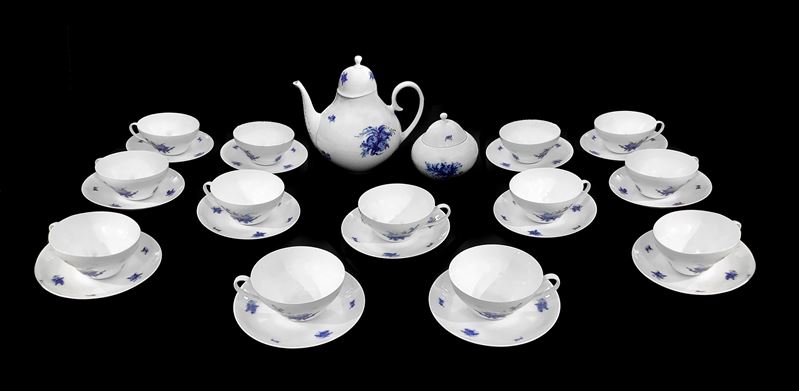 Rosenthal - Servizio da tè in porcellana, modello Romance in Blue