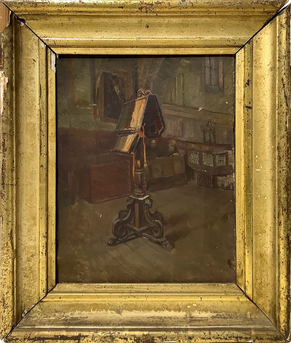 Barone  Giuseppe - Leggio da terra all'interno di una chiesa