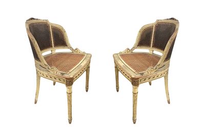 Coppia di Poltroncine Laccate