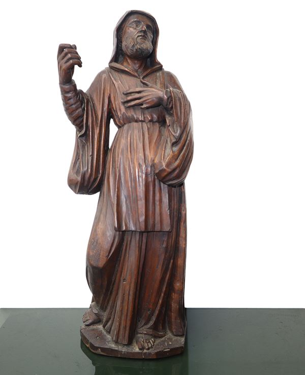 St. Anthony the Abbot wooden sculpture