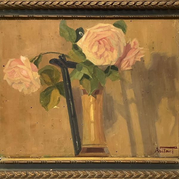 Vaso con rose
