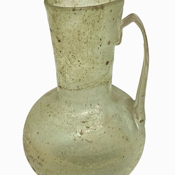 Excavated type glass mug