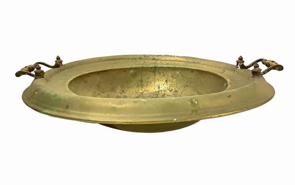 Braciere circolare in ottone
