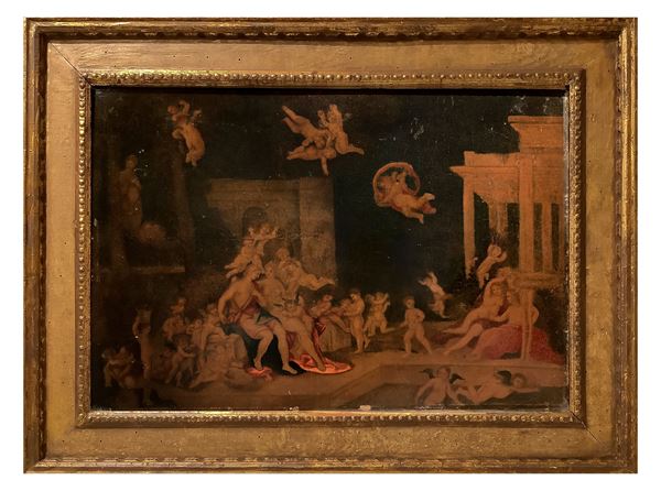 Pittore nordico del XVIII secolo - Toilet of Venus