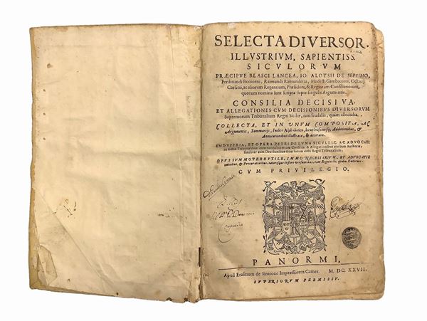 Selecta Diversor.Illustrium, Sapientiss Siculorum
