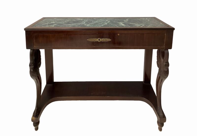 Console in Legno di Mogano