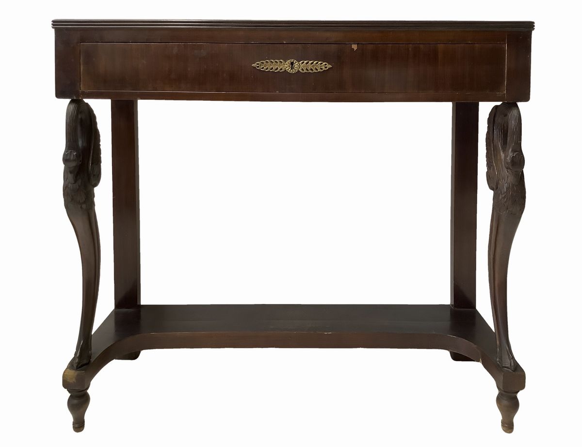 Console in Legno di Mogano
