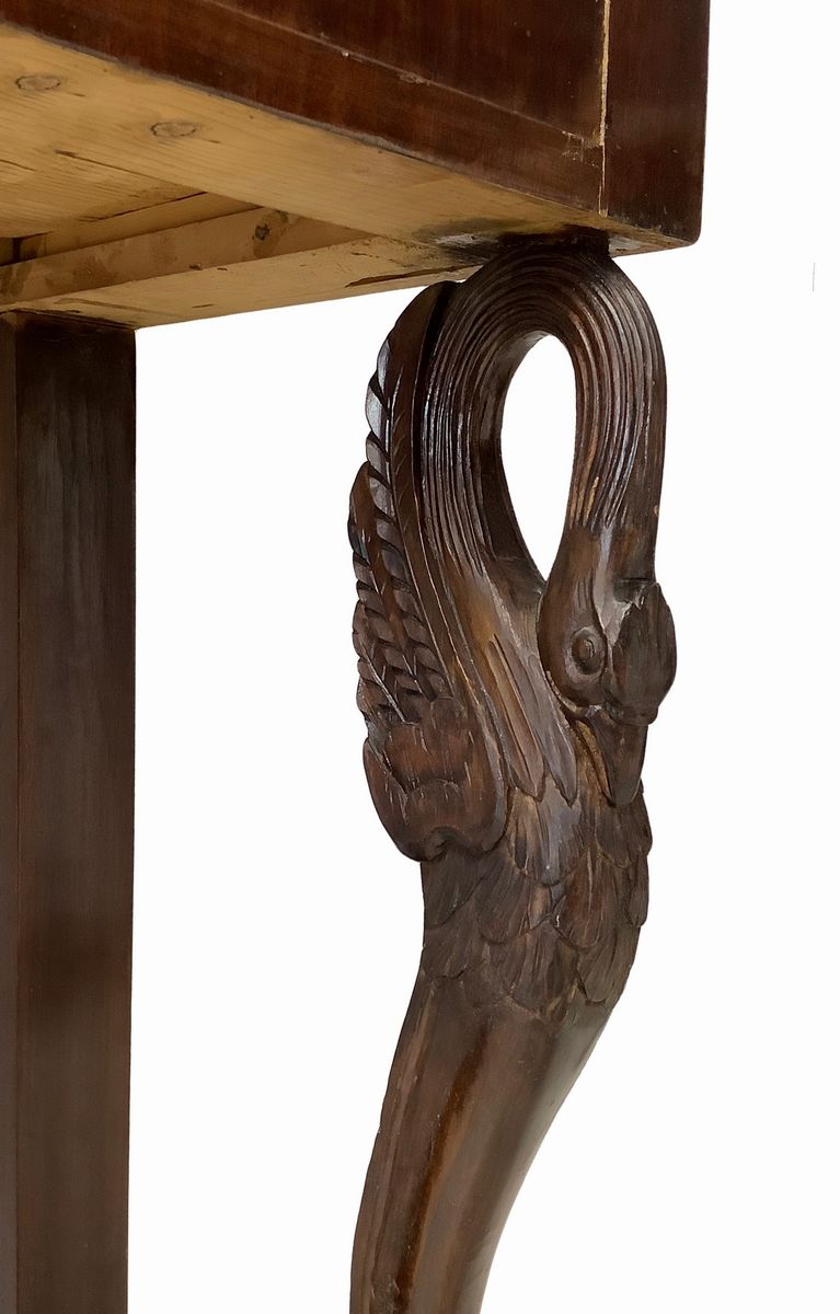 Console in Legno di Mogano