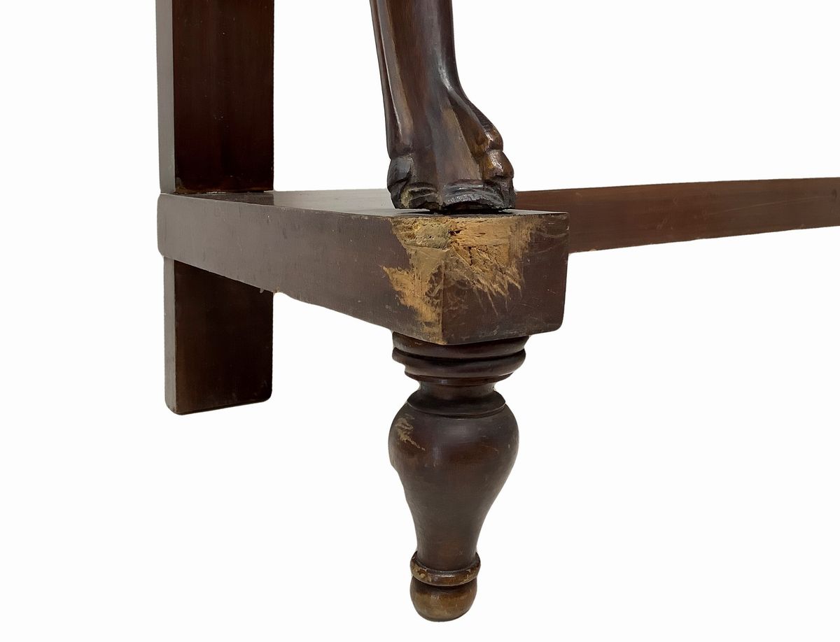 Console in Legno di Mogano