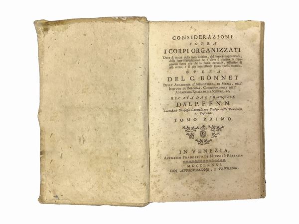 Charles  Bonnet - Considerazioni sopra i corpi organizzati