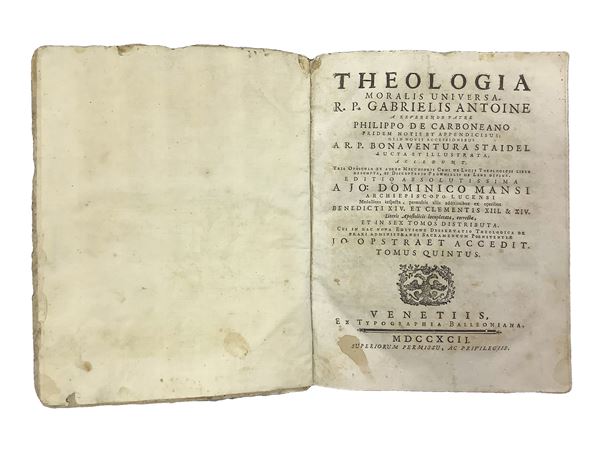 Paul Gabriel  Antoine - Theologia moralis universa